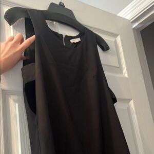 Loveriche Side Cut Out Dress in Black